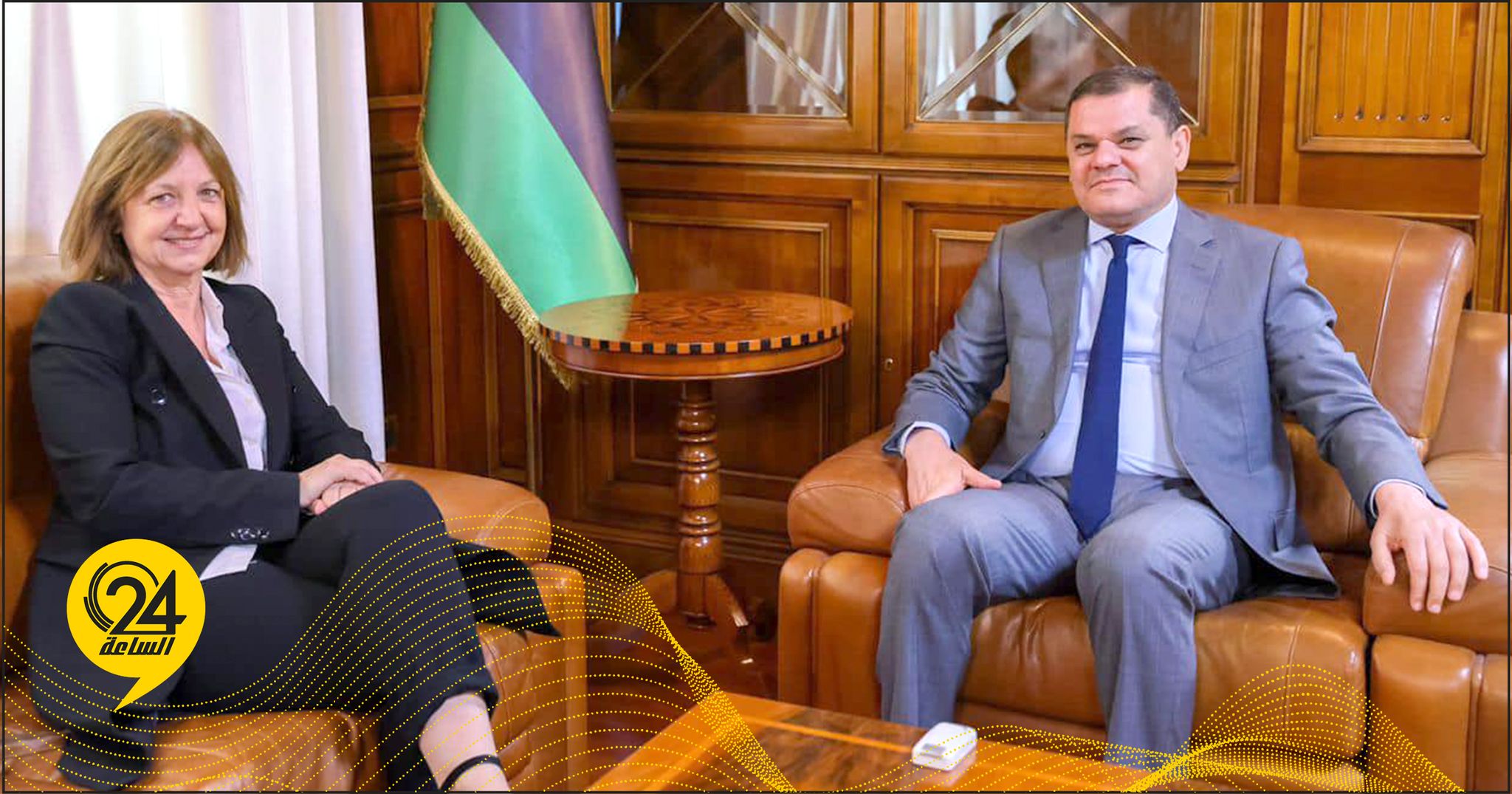الدبيبة لـ«السفيرة الفرنسية»: حكومتنا تركز جهودها على تنفيذ الانتخابات
