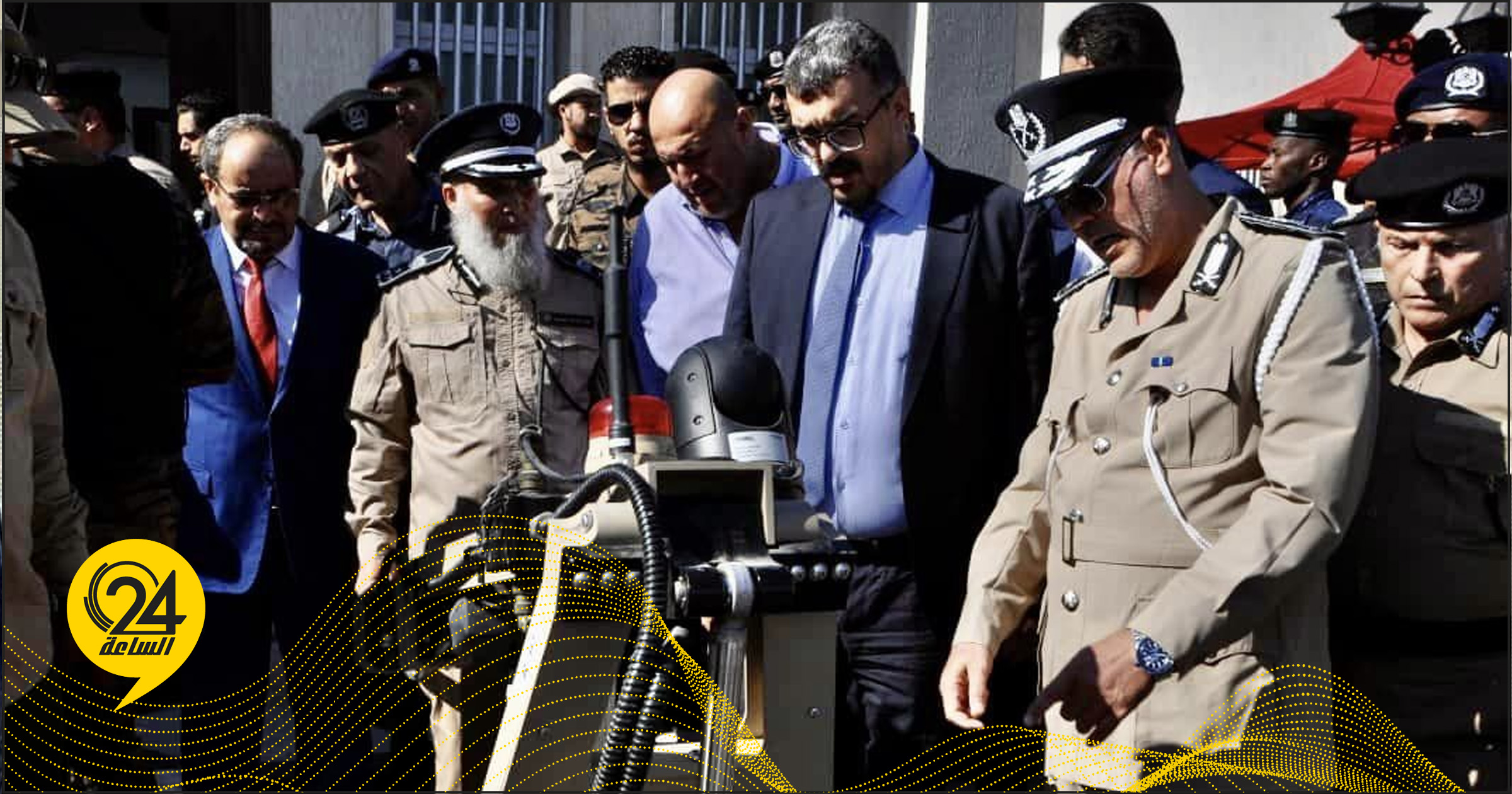 التومي يفتتح فرع جهاز المباحث الجنائية بالمنطقة الوسطى