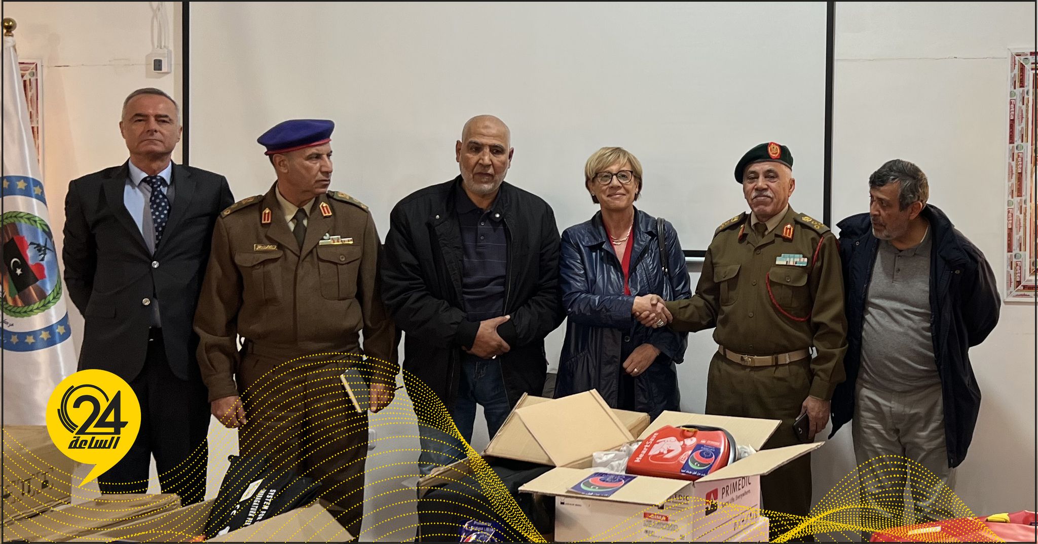 الاتحاد الأوروبي: سلمنا معدات طبية عالية الجودة إلى حرس الحدود الليبي